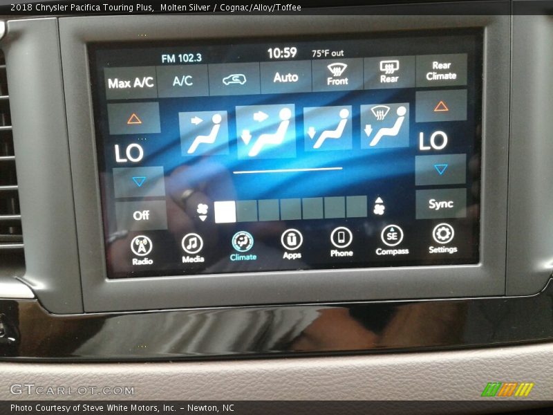 Molten Silver / Cognac/Alloy/Toffee 2018 Chrysler Pacifica Touring Plus