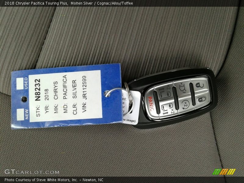 Molten Silver / Cognac/Alloy/Toffee 2018 Chrysler Pacifica Touring Plus