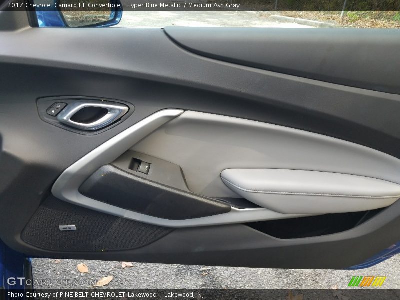 Hyper Blue Metallic / Medium Ash Gray 2017 Chevrolet Camaro LT Convertible
