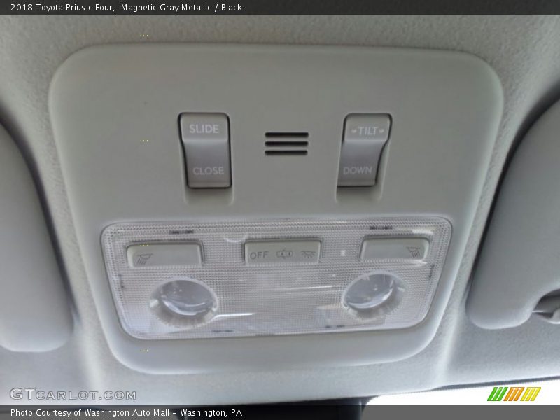 Magnetic Gray Metallic / Black 2018 Toyota Prius c Four