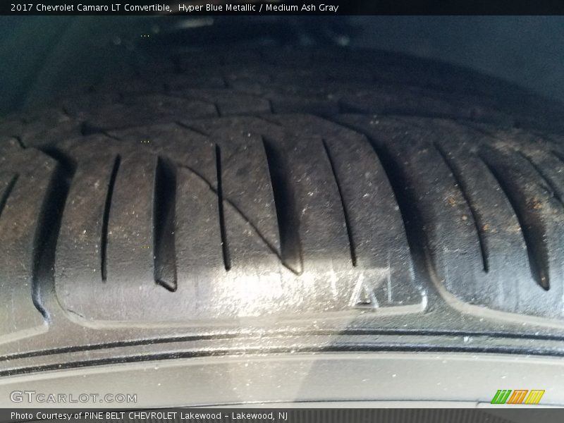Hyper Blue Metallic / Medium Ash Gray 2017 Chevrolet Camaro LT Convertible