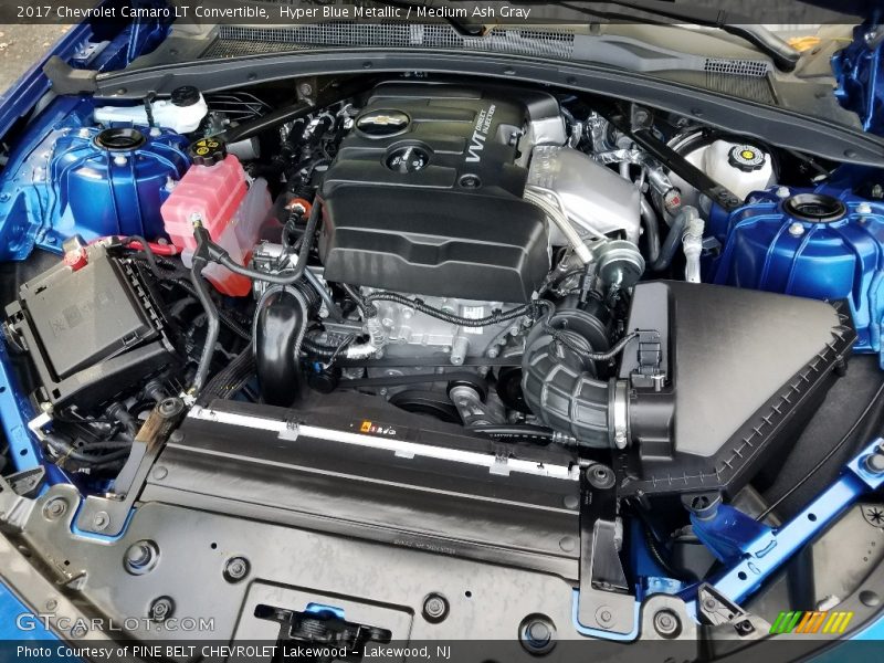 Hyper Blue Metallic / Medium Ash Gray 2017 Chevrolet Camaro LT Convertible