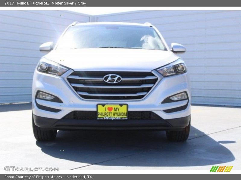 Molten Silver / Gray 2017 Hyundai Tucson SE