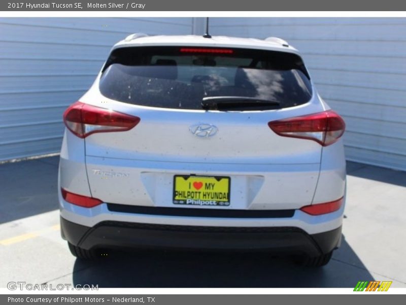 Molten Silver / Gray 2017 Hyundai Tucson SE