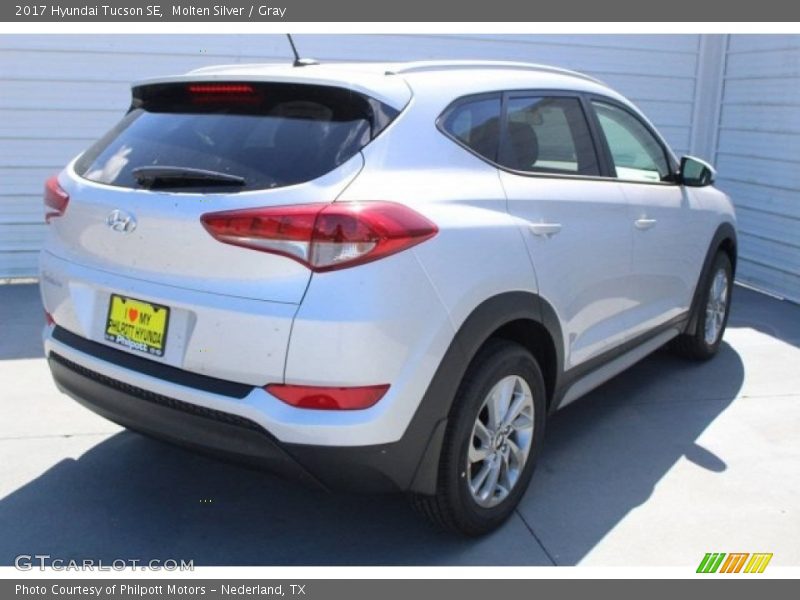 Molten Silver / Gray 2017 Hyundai Tucson SE