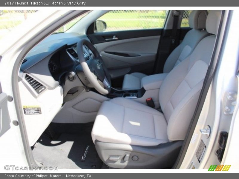 Molten Silver / Gray 2017 Hyundai Tucson SE