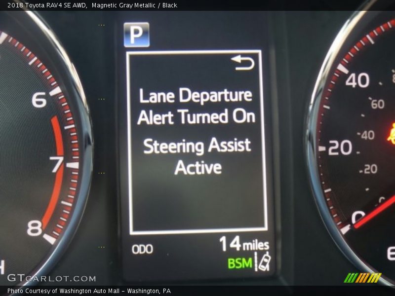 Magnetic Gray Metallic / Black 2018 Toyota RAV4 SE AWD