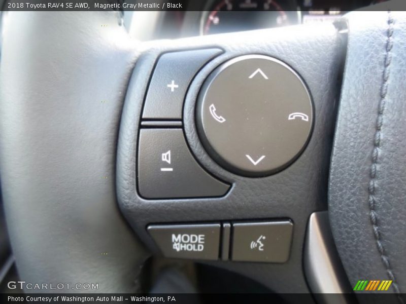 Magnetic Gray Metallic / Black 2018 Toyota RAV4 SE AWD