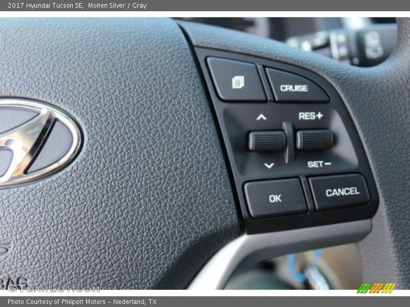 Molten Silver / Gray 2017 Hyundai Tucson SE