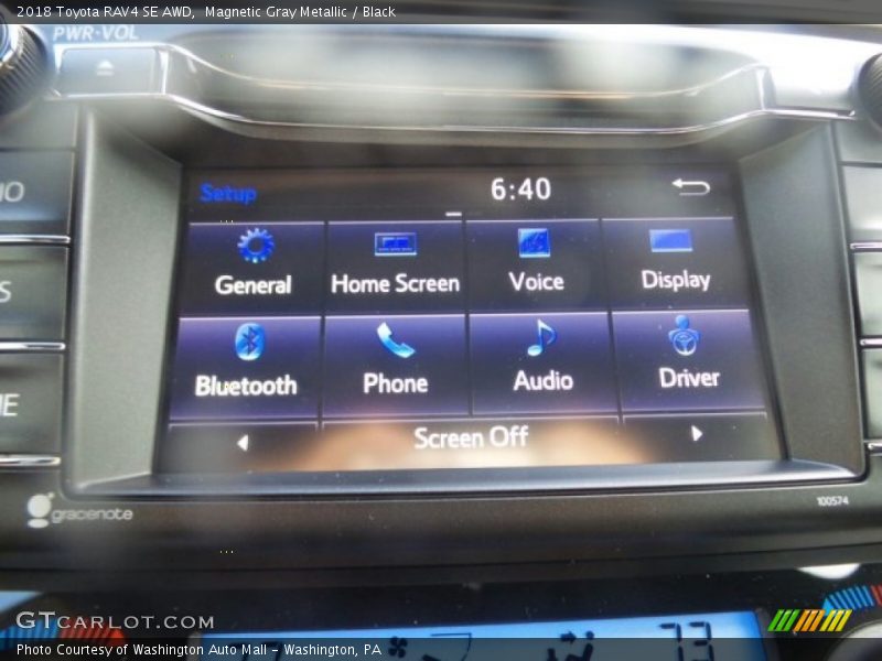 Magnetic Gray Metallic / Black 2018 Toyota RAV4 SE AWD