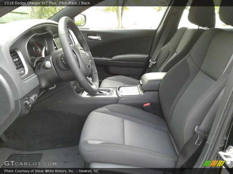 Pitch Black / Black 2018 Dodge Charger SXT Plus