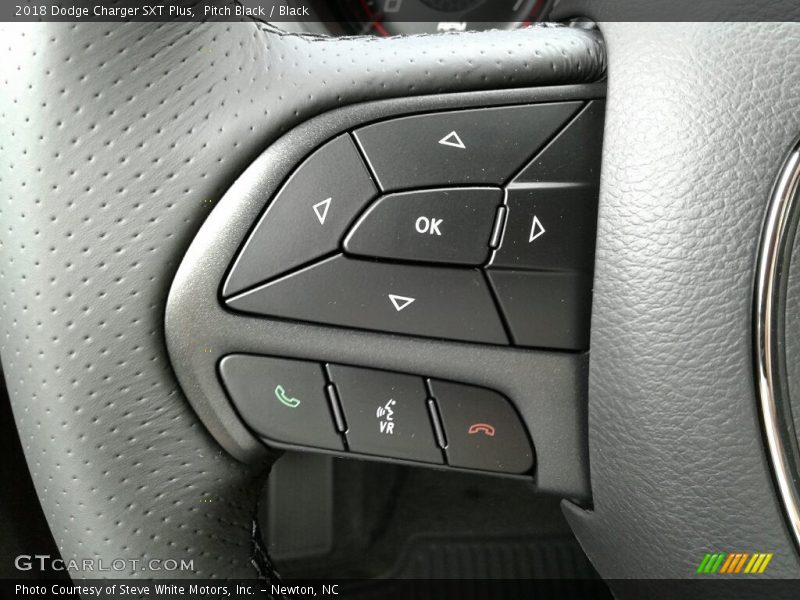 Pitch Black / Black 2018 Dodge Charger SXT Plus