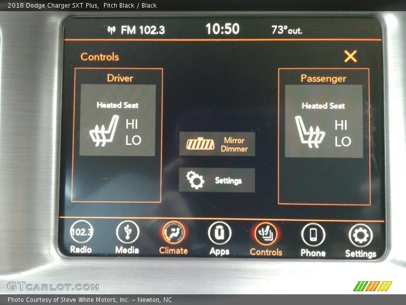 Pitch Black / Black 2018 Dodge Charger SXT Plus