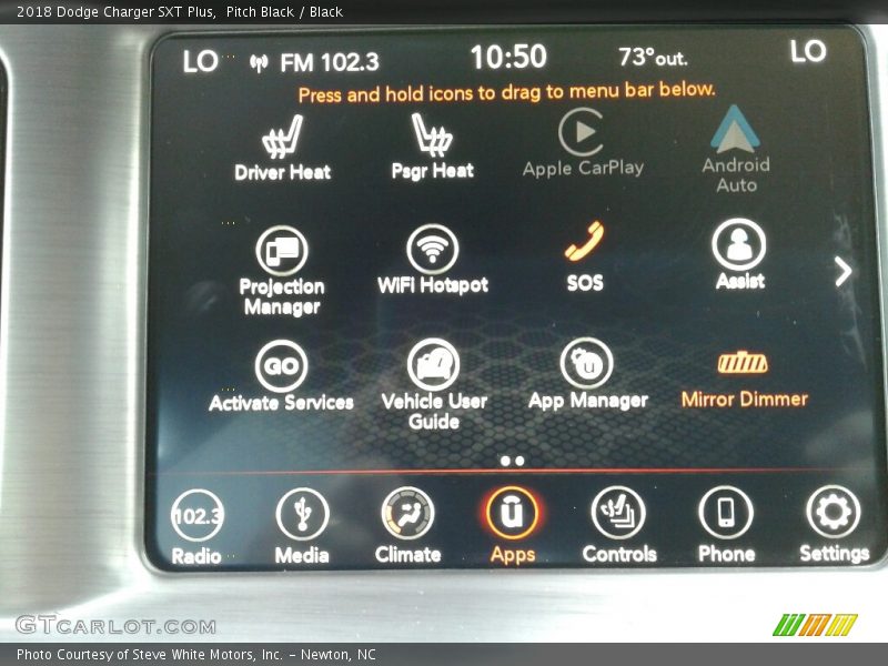 Pitch Black / Black 2018 Dodge Charger SXT Plus