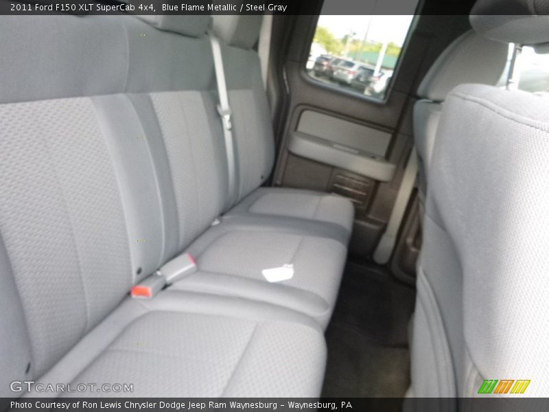 Blue Flame Metallic / Steel Gray 2011 Ford F150 XLT SuperCab 4x4