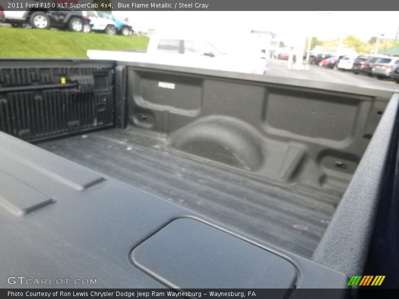 Blue Flame Metallic / Steel Gray 2011 Ford F150 XLT SuperCab 4x4