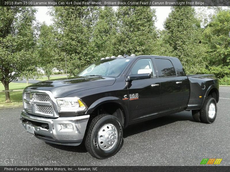 Front 3/4 View of 2018 3500 Laramie Mega Cab 4x4 Dual Rear Wheel