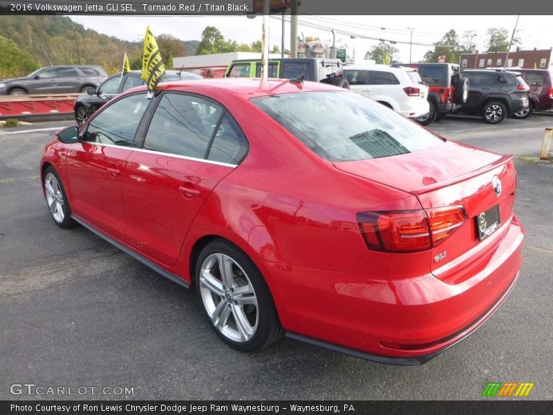 Tornado Red / Titan Black 2016 Volkswagen Jetta GLI SEL