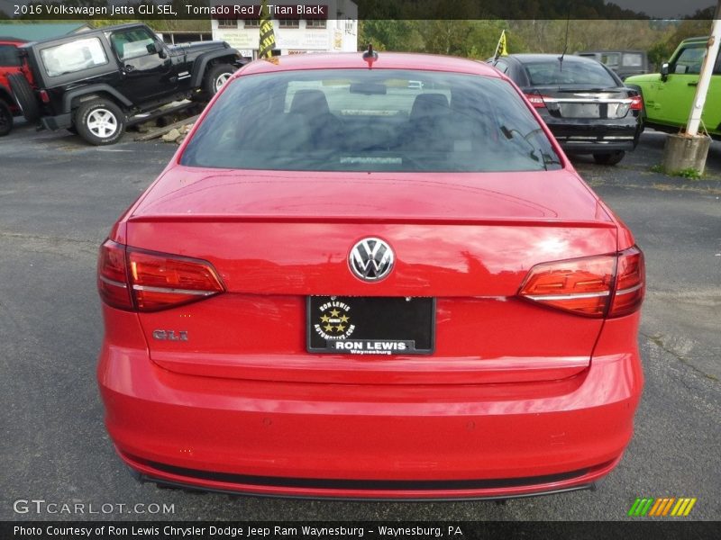 Tornado Red / Titan Black 2016 Volkswagen Jetta GLI SEL