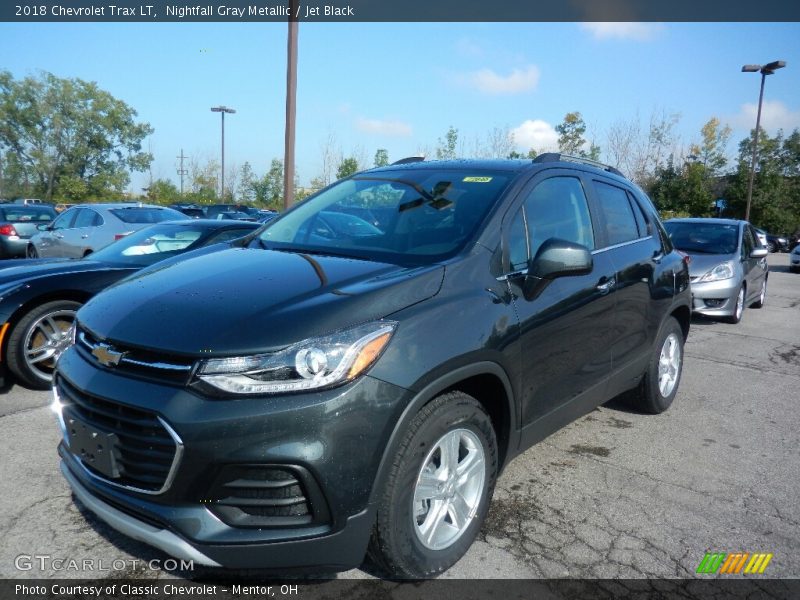 Nightfall Gray Metallic / Jet Black 2018 Chevrolet Trax LT