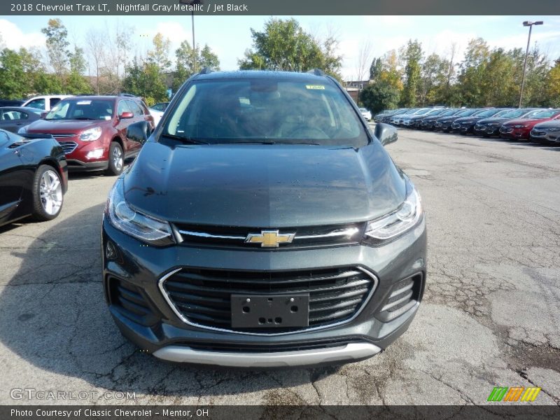 Nightfall Gray Metallic / Jet Black 2018 Chevrolet Trax LT