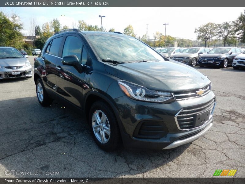 Nightfall Gray Metallic / Jet Black 2018 Chevrolet Trax LT