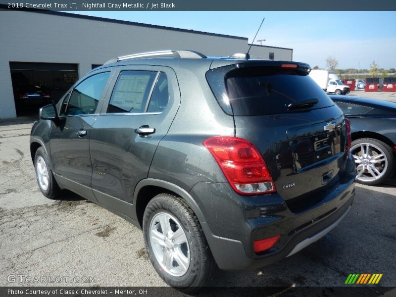 Nightfall Gray Metallic / Jet Black 2018 Chevrolet Trax LT