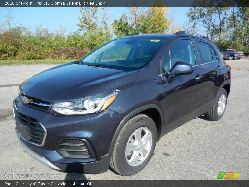 Storm Blue Metallic / Jet Black 2018 Chevrolet Trax LT