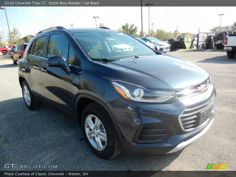 Storm Blue Metallic / Jet Black 2018 Chevrolet Trax LT