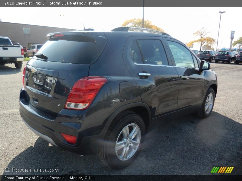 Storm Blue Metallic / Jet Black 2018 Chevrolet Trax LT