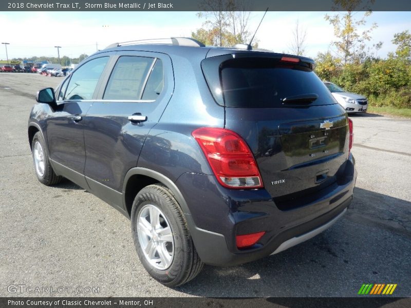 Storm Blue Metallic / Jet Black 2018 Chevrolet Trax LT