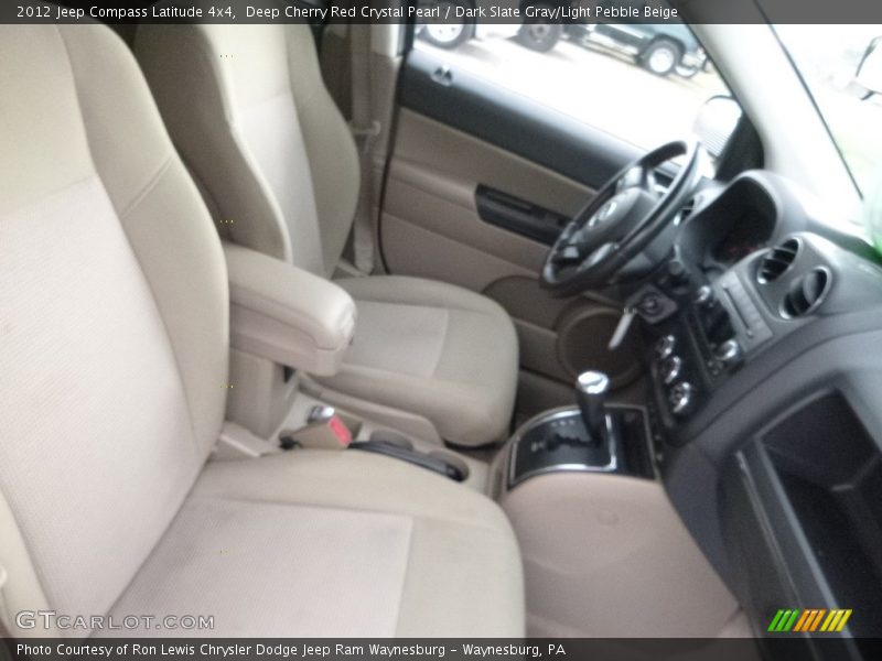 Deep Cherry Red Crystal Pearl / Dark Slate Gray/Light Pebble Beige 2012 Jeep Compass Latitude 4x4