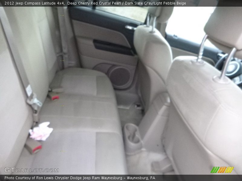Deep Cherry Red Crystal Pearl / Dark Slate Gray/Light Pebble Beige 2012 Jeep Compass Latitude 4x4