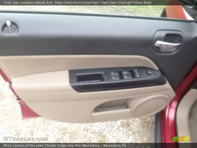 Deep Cherry Red Crystal Pearl / Dark Slate Gray/Light Pebble Beige 2012 Jeep Compass Latitude 4x4