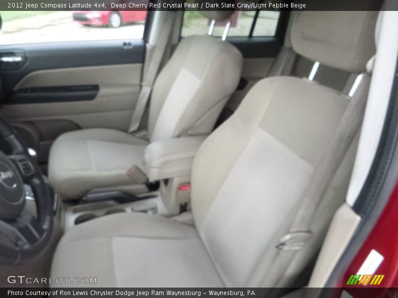 Deep Cherry Red Crystal Pearl / Dark Slate Gray/Light Pebble Beige 2012 Jeep Compass Latitude 4x4