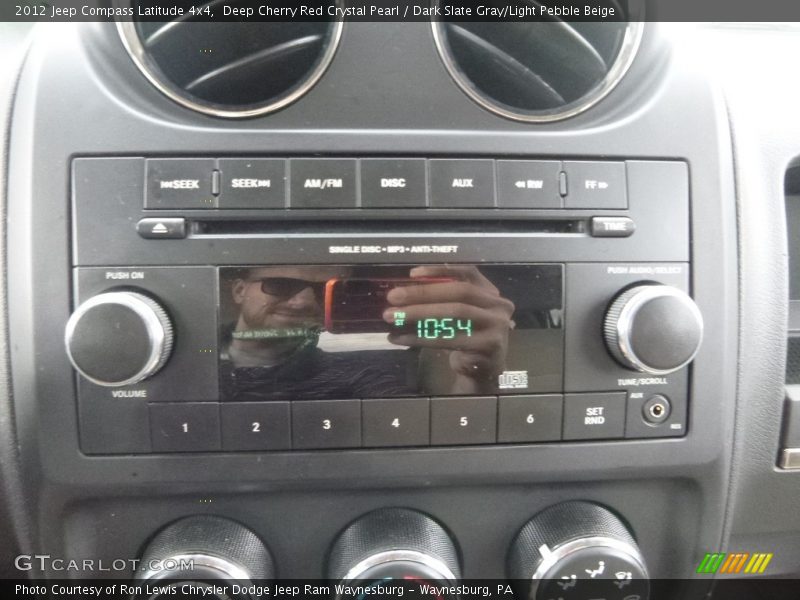 Deep Cherry Red Crystal Pearl / Dark Slate Gray/Light Pebble Beige 2012 Jeep Compass Latitude 4x4