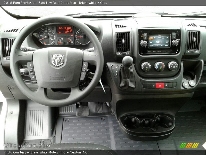 Dashboard of 2018 ProMaster 1500 Low Roof Cargo Van