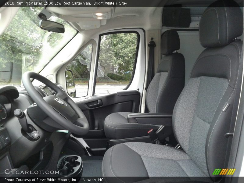 Front Seat of 2018 ProMaster 1500 Low Roof Cargo Van