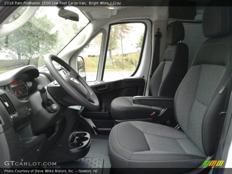 Front Seat of 2018 ProMaster 1500 Low Roof Cargo Van