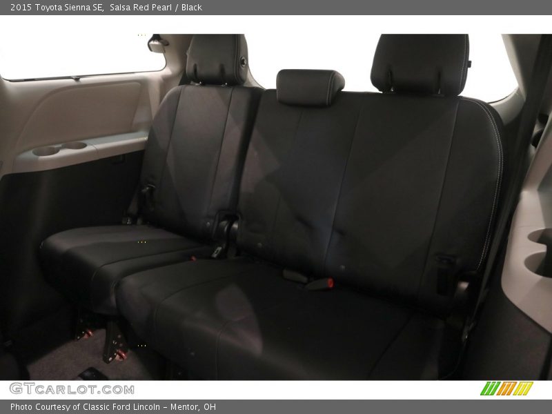 Salsa Red Pearl / Black 2015 Toyota Sienna SE