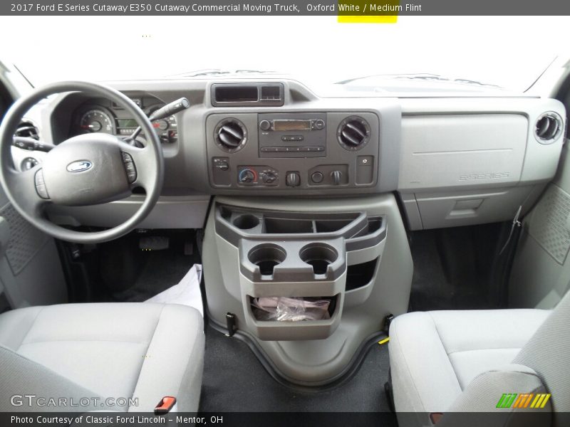 Oxford White / Medium Flint 2017 Ford E Series Cutaway E350 Cutaway Commercial Moving Truck