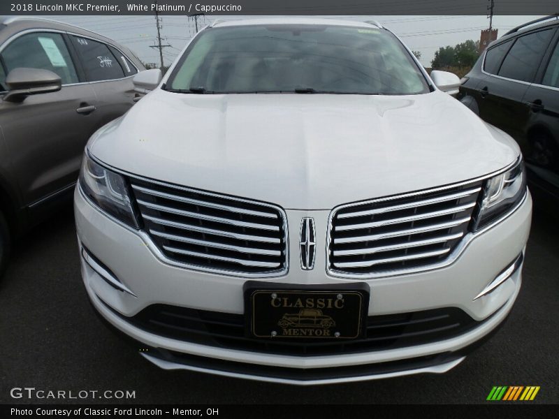 White Platinum / Cappuccino 2018 Lincoln MKC Premier