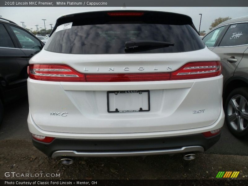 White Platinum / Cappuccino 2018 Lincoln MKC Premier