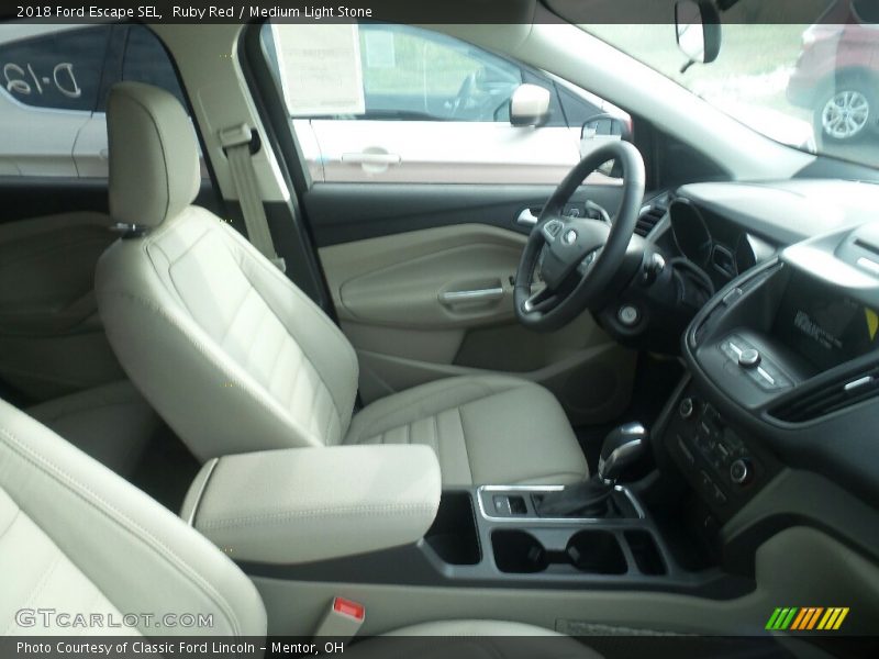Ruby Red / Medium Light Stone 2018 Ford Escape SEL