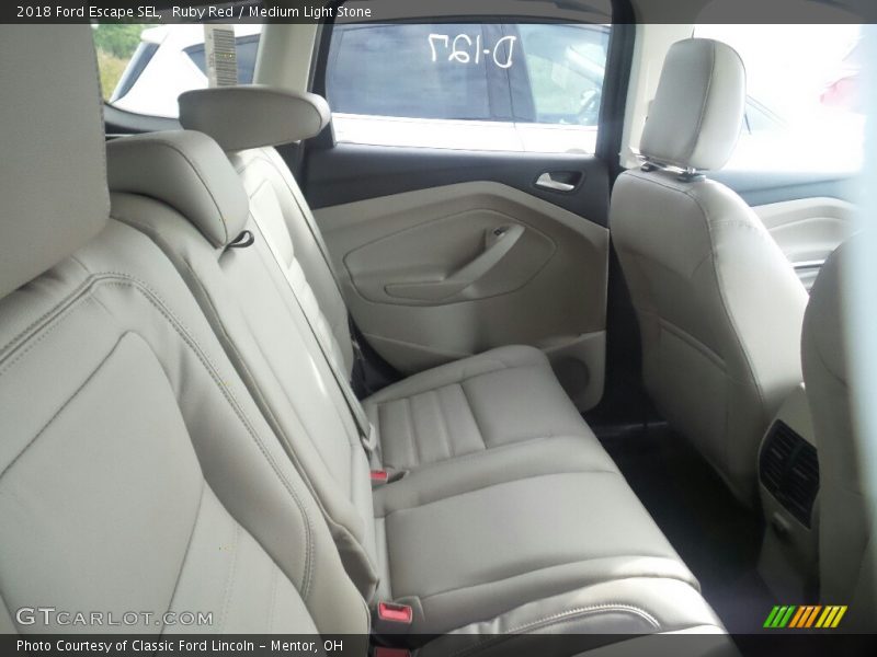 Ruby Red / Medium Light Stone 2018 Ford Escape SEL