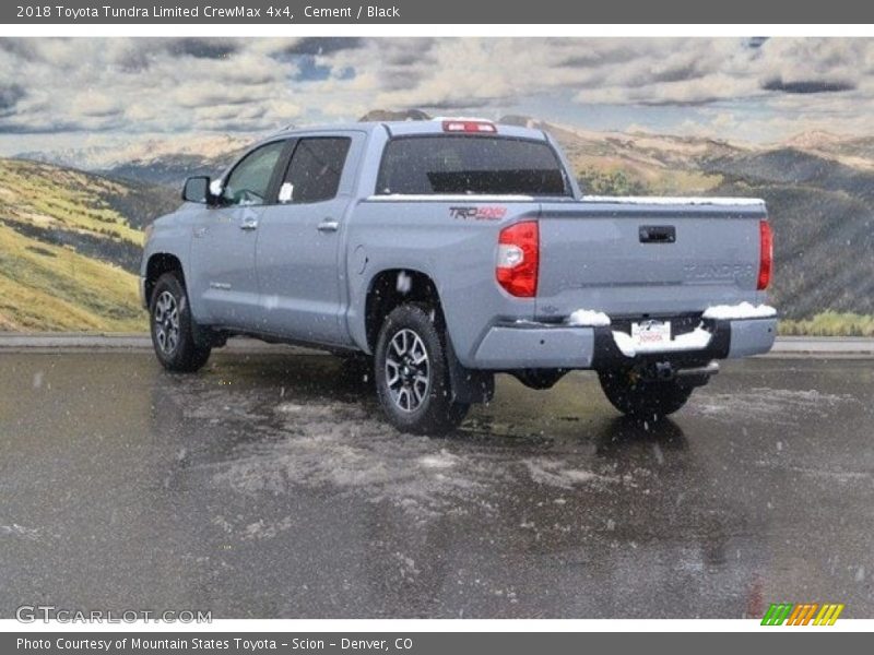 Cement / Black 2018 Toyota Tundra Limited CrewMax 4x4