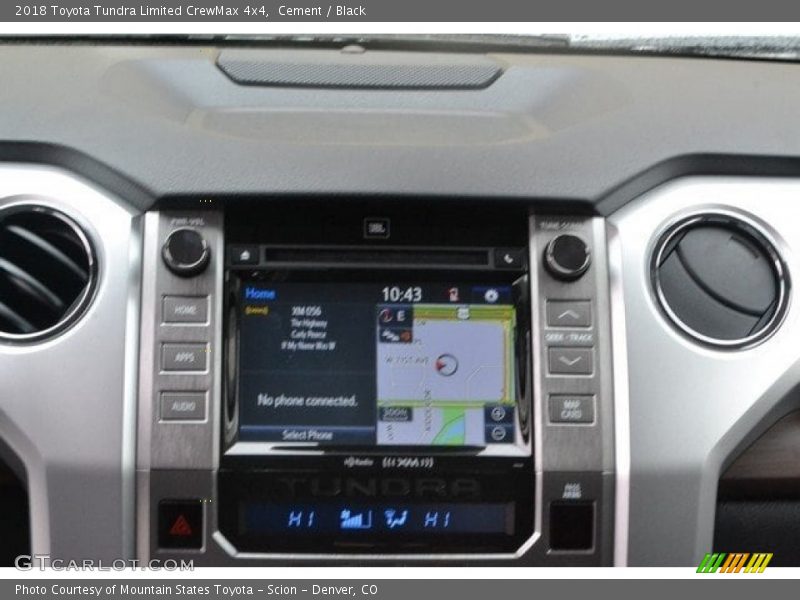 Cement / Black 2018 Toyota Tundra Limited CrewMax 4x4