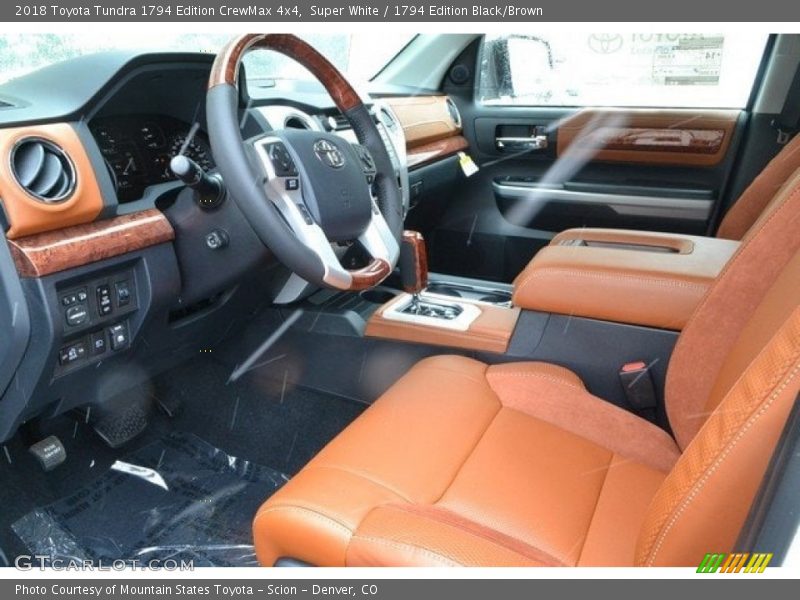 Super White / 1794 Edition Black/Brown 2018 Toyota Tundra 1794 Edition CrewMax 4x4