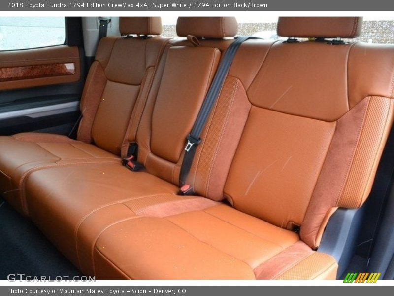 Super White / 1794 Edition Black/Brown 2018 Toyota Tundra 1794 Edition CrewMax 4x4