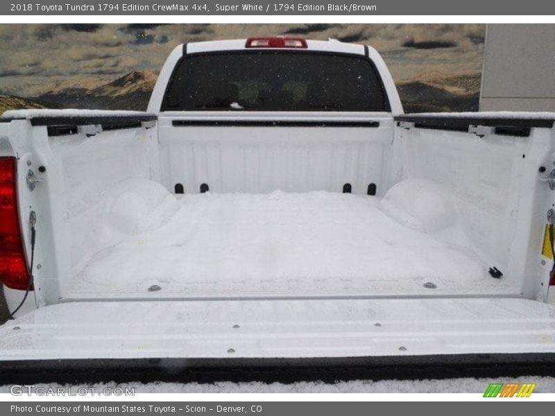 Super White / 1794 Edition Black/Brown 2018 Toyota Tundra 1794 Edition CrewMax 4x4